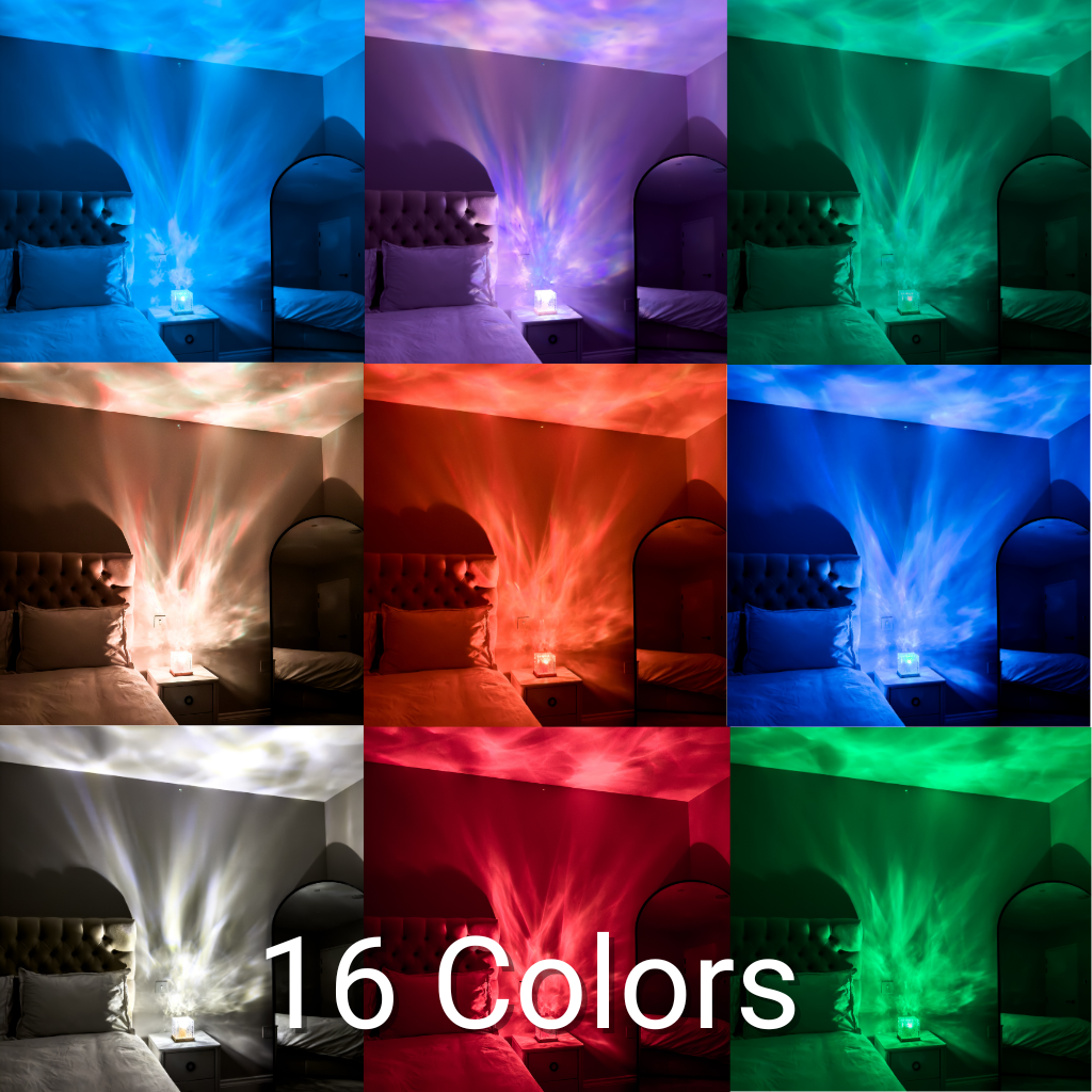 Wave Tesseract Lamp met 16 Kleuren en Dimbare LED Verlichting