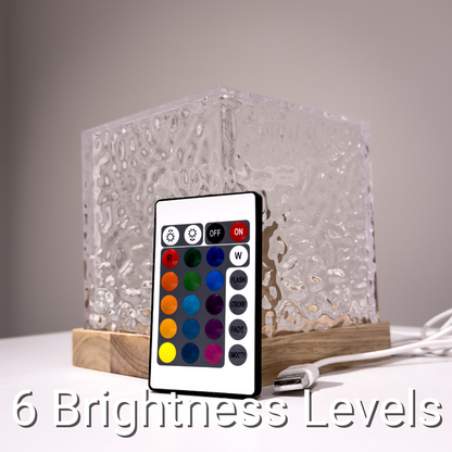 Wave Tesseract Lamp met 16 Kleuren en Dimbare LED Verlichting