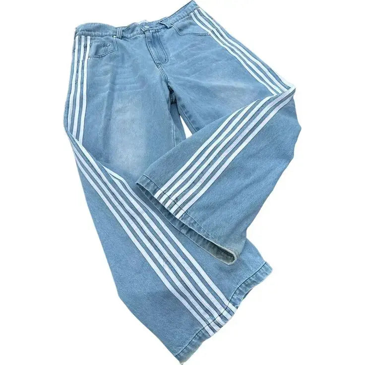 Baggy Jeans Met Hoge Taille