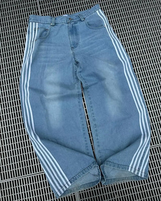 Baggy Jeans Met Hoge Taille