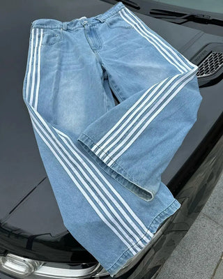 Baggy Jeans Met Hoge Taille