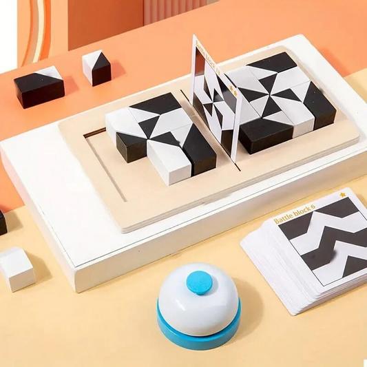 Houten Verborgen Blokkenpuzzel Uitdagend Voor Puzzelliefhebbers