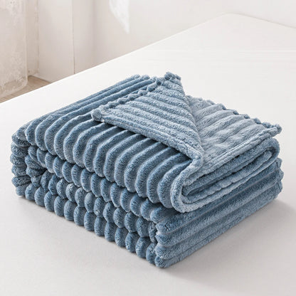 Zachte Flanellen Deken Voor Warmte Thuis En Tijdens Reizen