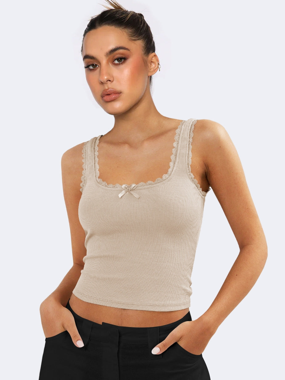 Push The Feeling Camisole Top SEREIN Beige XS