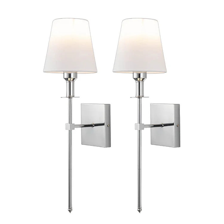 Oplaadbare Wandlamp Buiten met Elegant Ontwerp Draadloze LED Muurlamp voor Binnen en Buiten Zilver