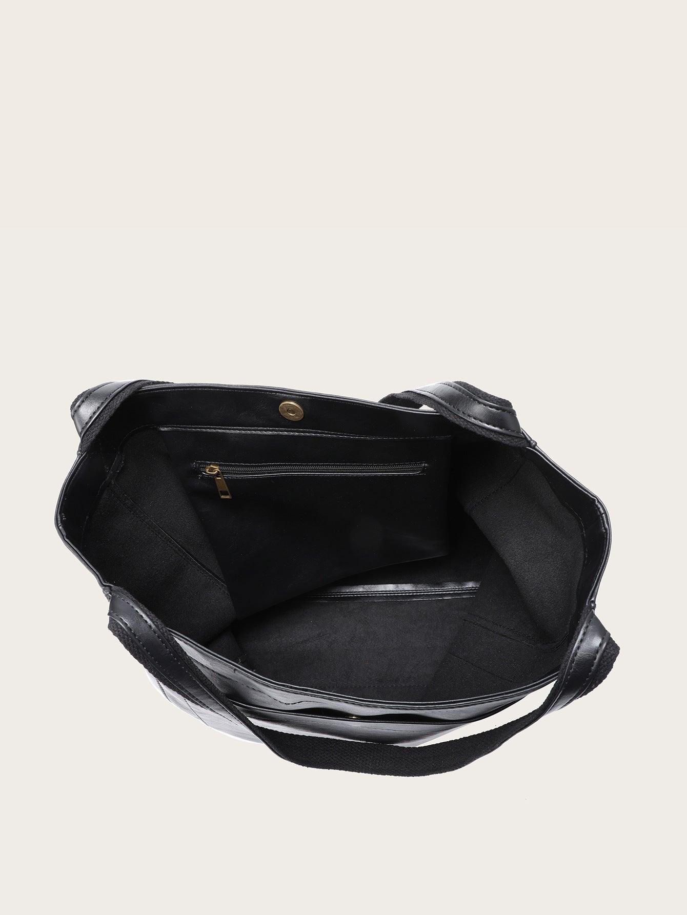 Dames Schoudertas Vintage Leer PU Voor Laptops