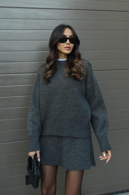 Vanio | Cozy Dames Pak - Dames Rok en Trui van Wol