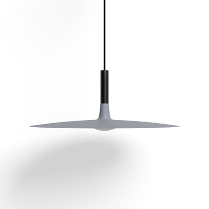 Vink platte led hanglamp Grijs Warm licht