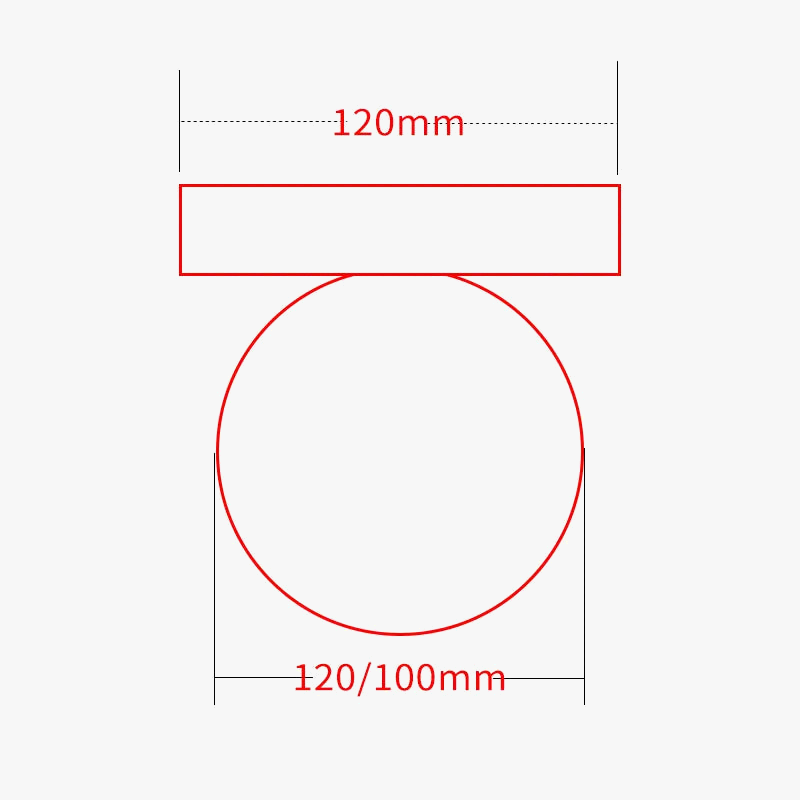 Creatieve LED Wandlamp Macaron 10/12cm