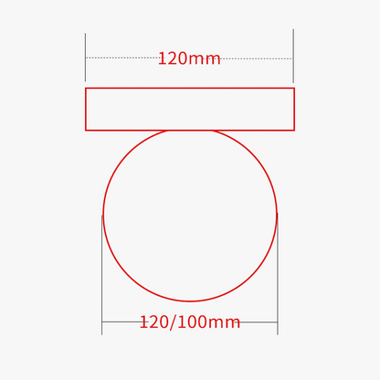 Creatieve LED Wandlamp Macaron 10/12cm