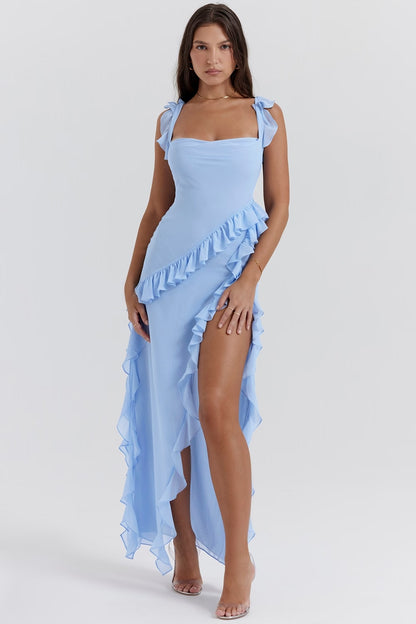 IVY Midi Jurk - Zacht Blauw