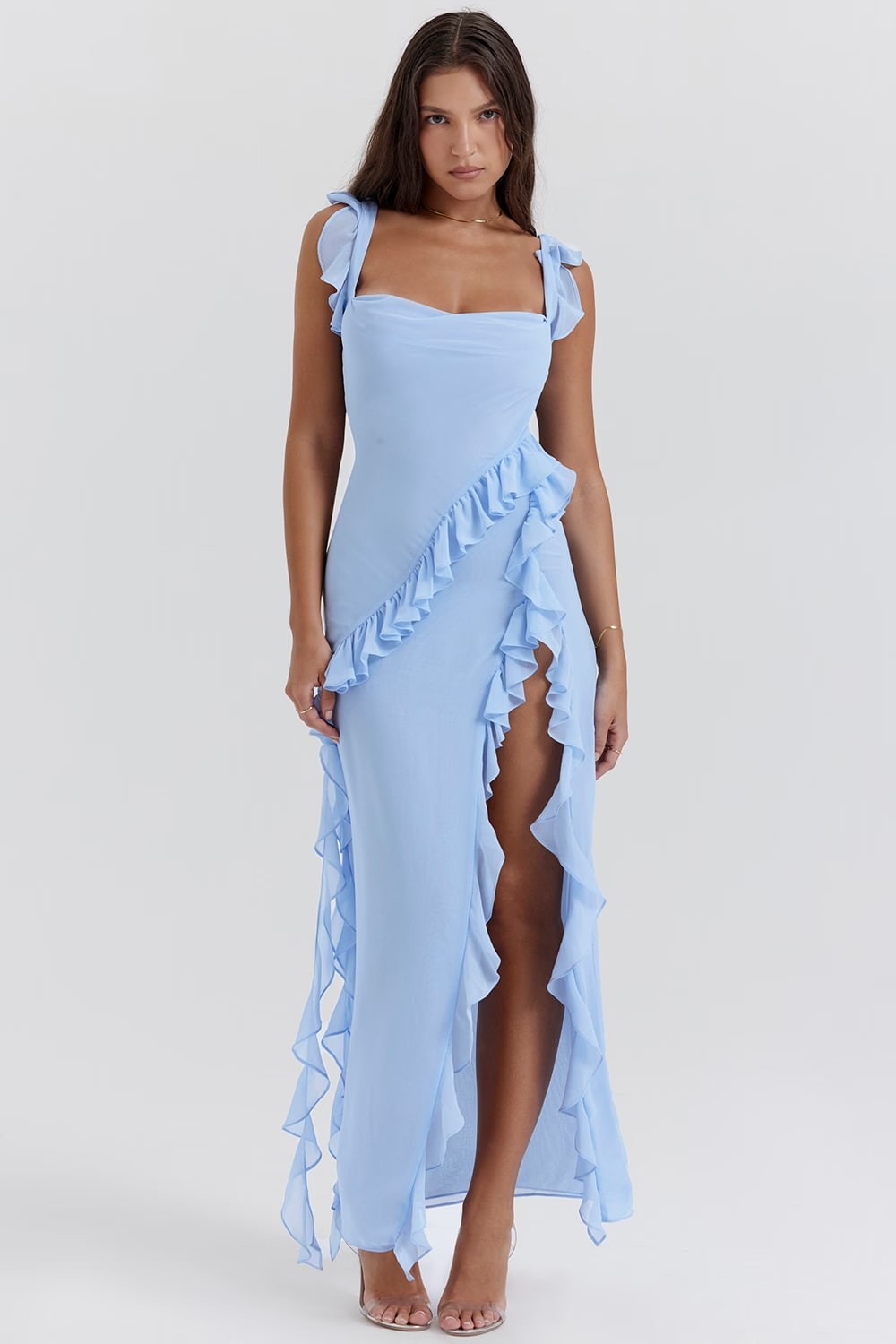 IVY Midi Jurk - Zacht Blauw