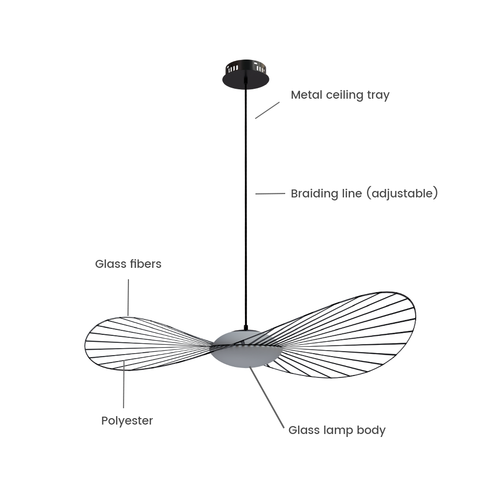 Cremin Vertigolamp nova led moderne woonkamerkroonluchter duizeligheid schorsing