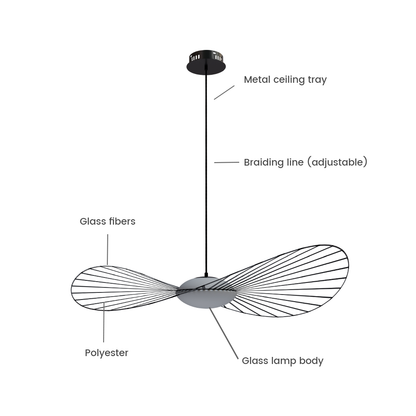 Cremin Vertigolamp nova led moderne woonkamerkroonluchter duizeligheid schorsing