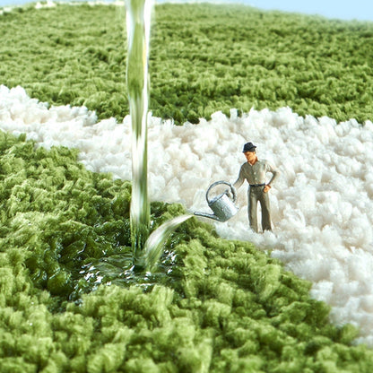 Vloerkleed met Monstera- en Bananenbladpatroon - Antislip en Ondersteunend voor Woonkamer en Badkamer, Onderhoudsvriendelijk