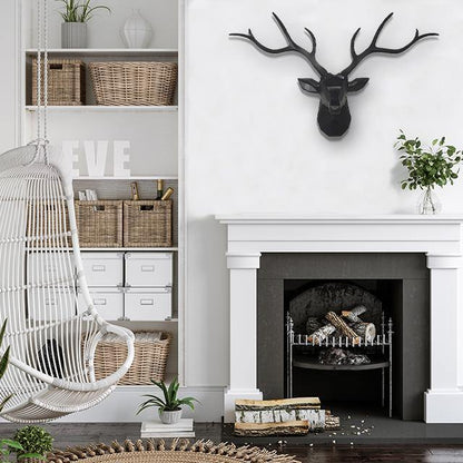 3D Noordse Hertenkop Wandhouder 78cm Voor Muurdecoratie
