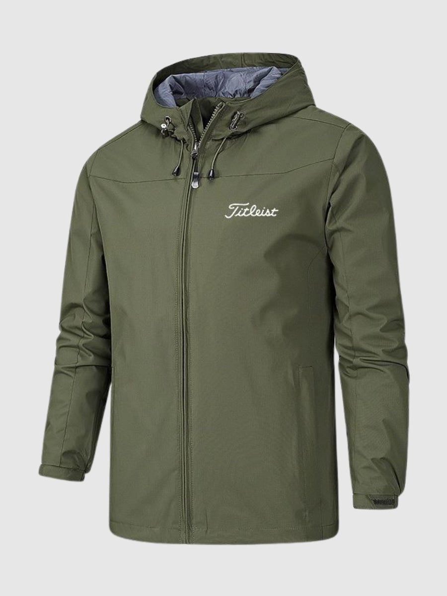 Unisex Waterdichte Regenjas - Modern Strak Lichtgewicht Design Groen
