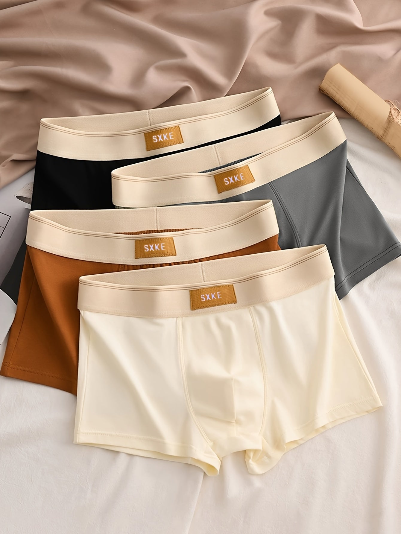 Dervaux | 4-pack ademende katoenen heren boxershorts