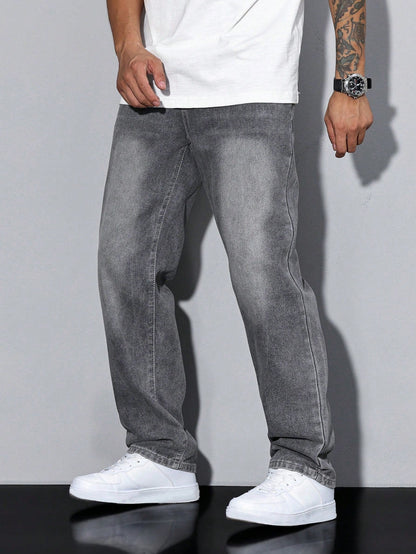 Calico - Effen kleur casual heren jeans