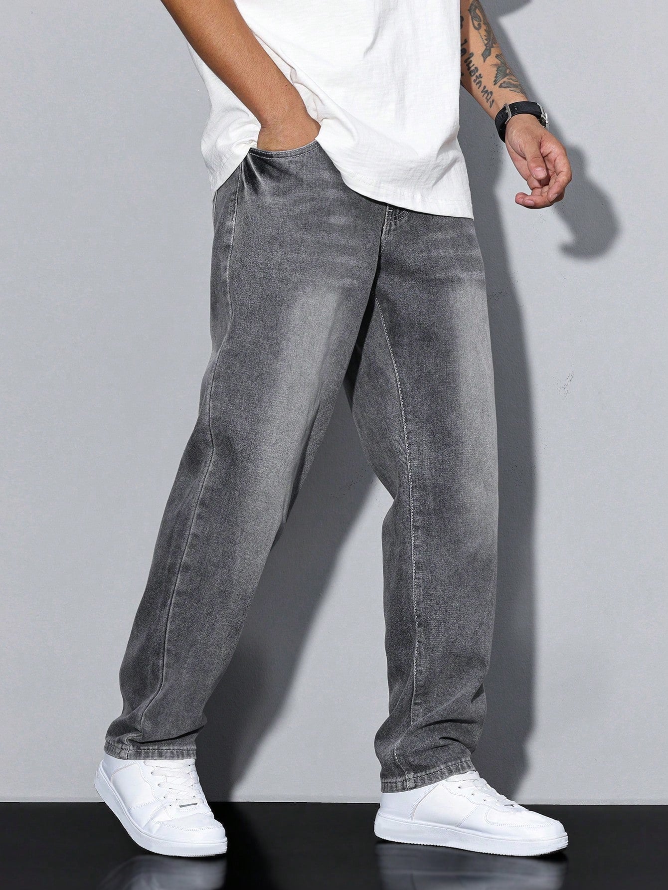 Calico - Effen kleur casual heren jeans