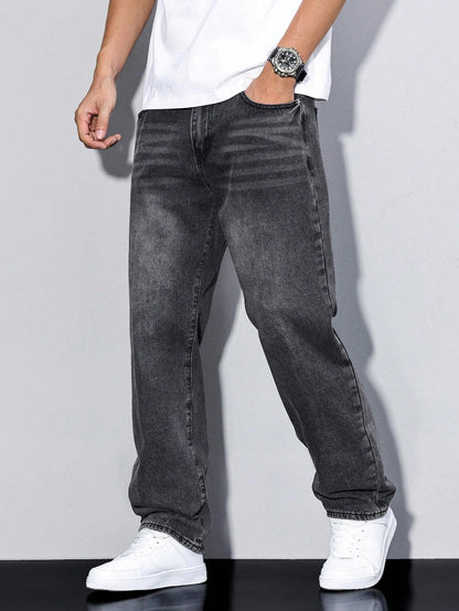 Calico - Effen kleur casual heren jeans
