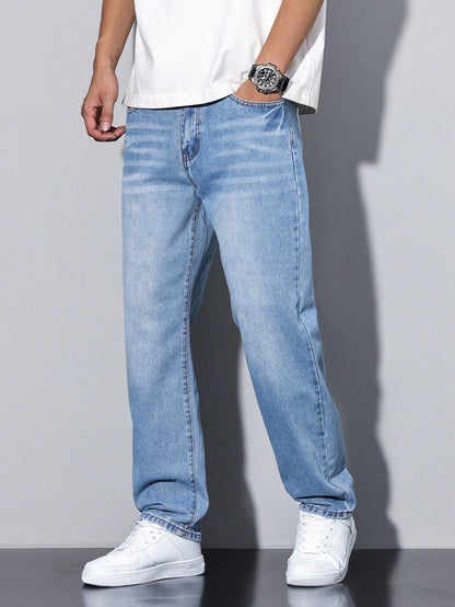 Calico - Effen kleur casual heren jeans