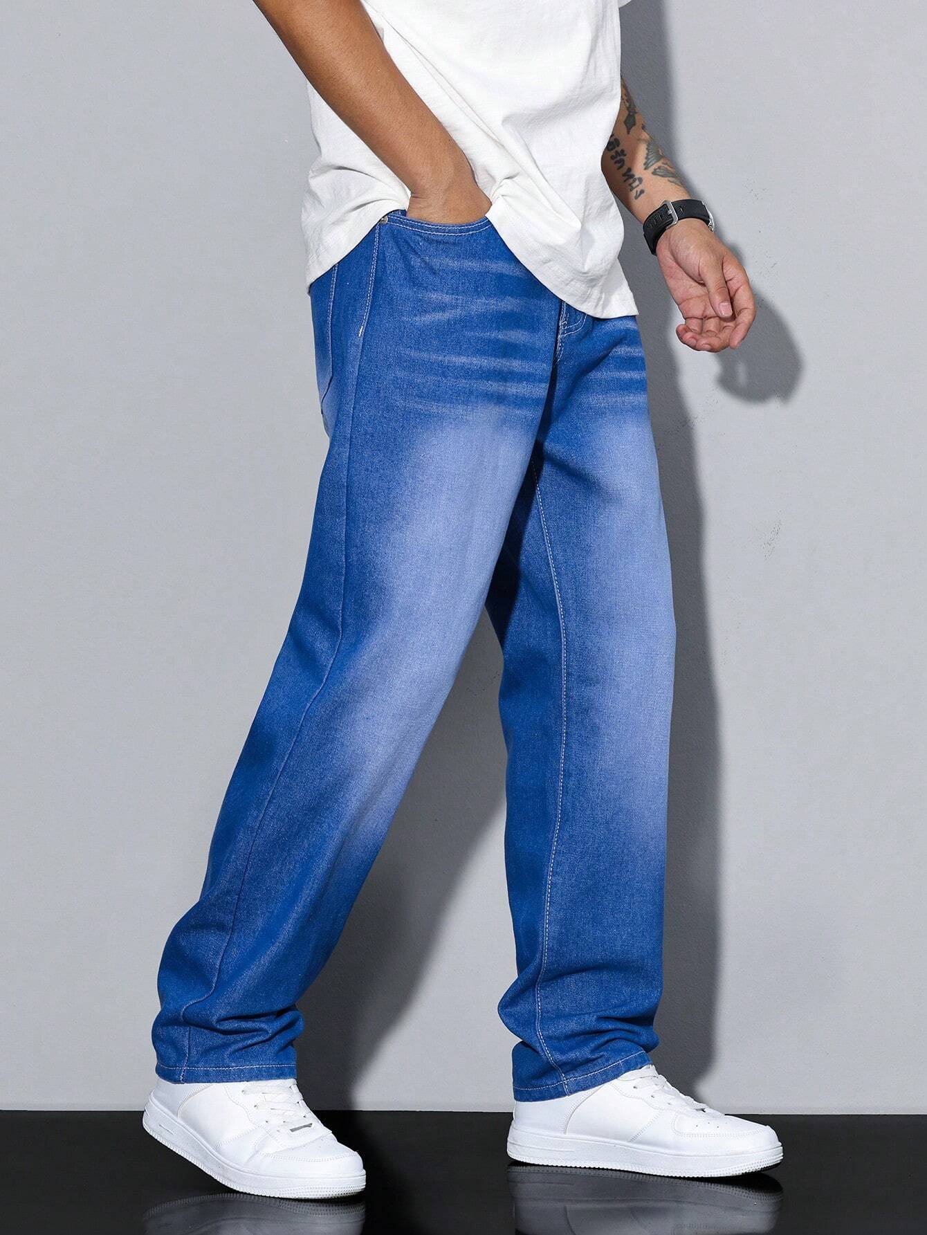 Calico - Effen kleur casual heren jeans