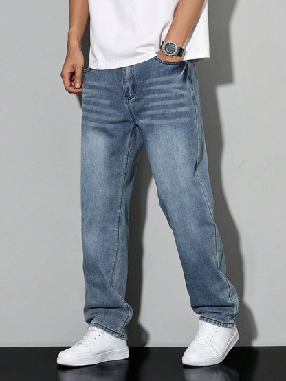Calico - Effen kleur casual heren jeans