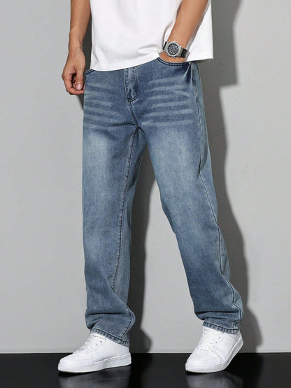 Calico - Effen kleur casual heren jeans