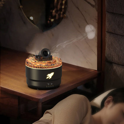 Cannon Luchtbevochtiger Aroma Diffuser Waternevel Nachtlamp Lava Perfecte Cadeau