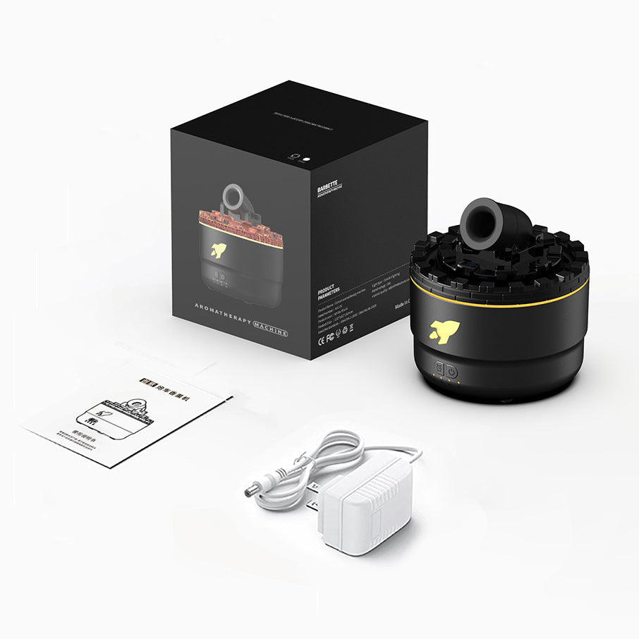 Cannon Luchtbevochtiger Aroma Diffuser Waternevel Nachtlamp Lava Perfecte Cadeau