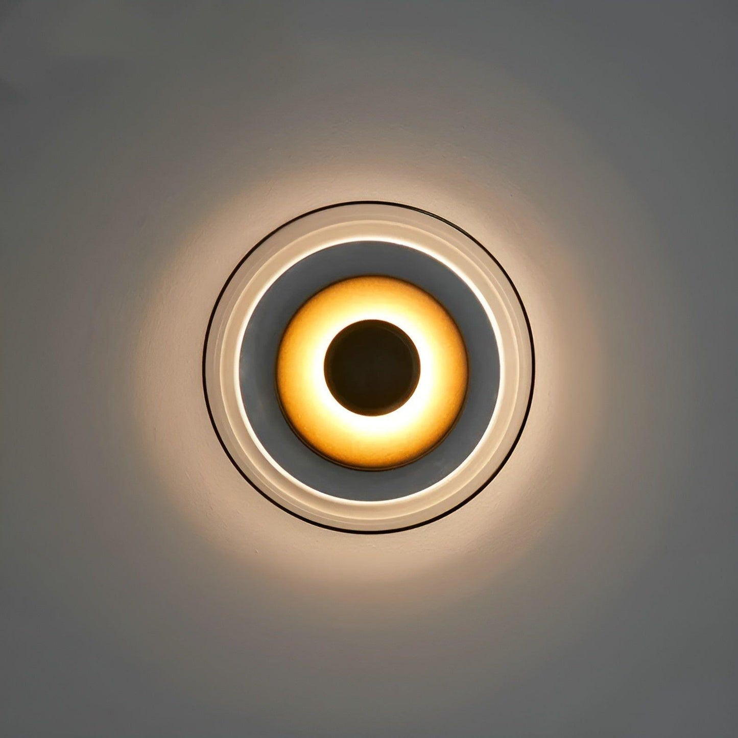 Elegant Gouden Wandlamp met Gerookt Glas - Scandinavische LED Muurlamp voor Gangen en Woonkamers