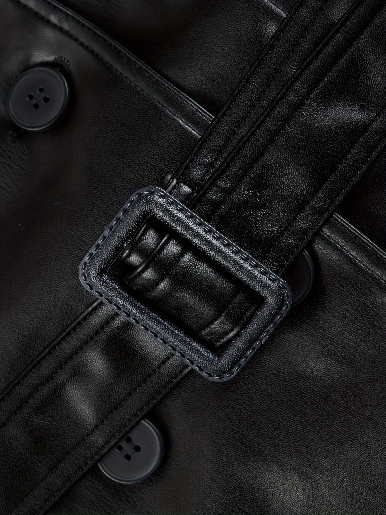 Trenchcoat Dubbelrijige Getailleerde In Vintage Stijl