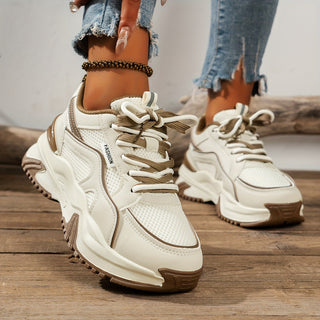 Maleni - Stijlvolle Dames Sneakers Met Hoge Zool