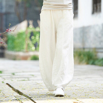 Maggies Komfort Lanterne Broek - Ongecompliceerde Elegantie voor Dames Wit
