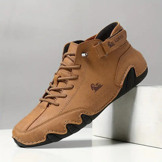 Schoenen Waterdichte Hoge Schacht Robuust Design Stijlvol Bruin