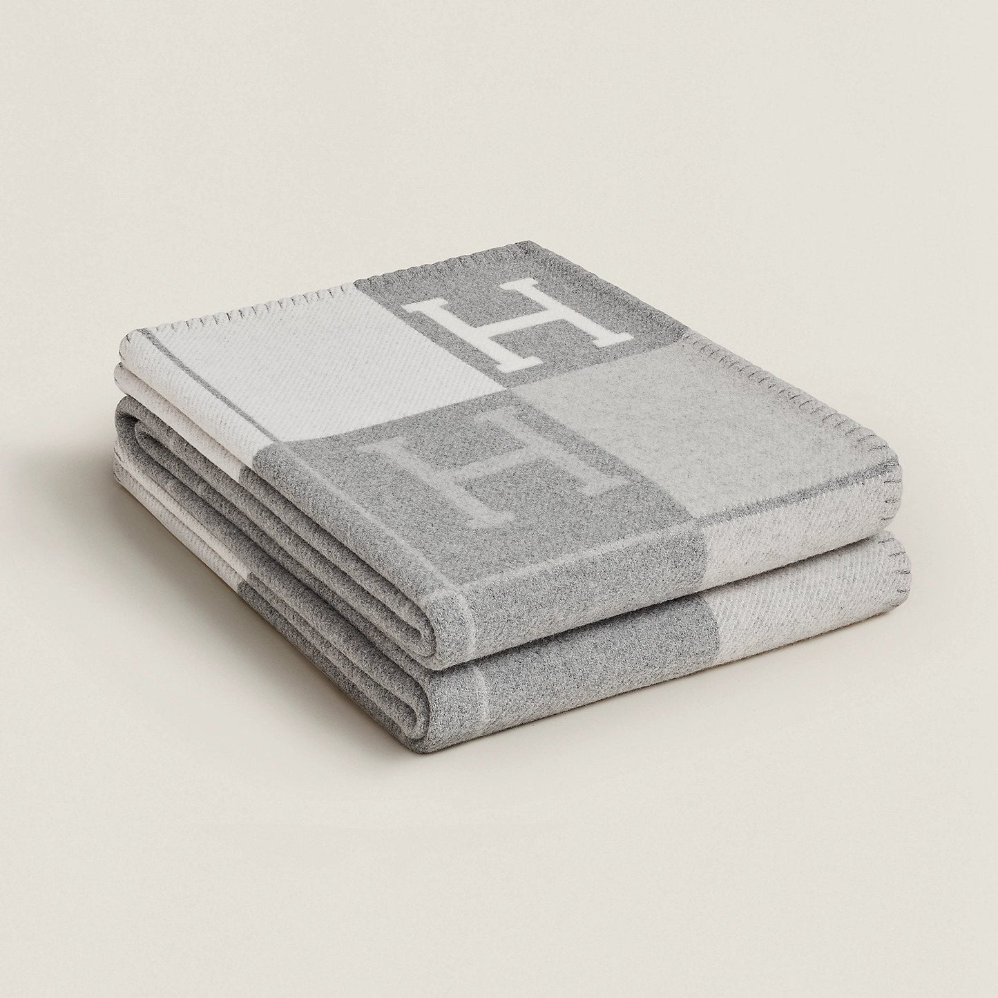 Elegante Wol-Kaschmir-Deken Home & Decor Blanket SEREIN Grijs 140x170 cm
