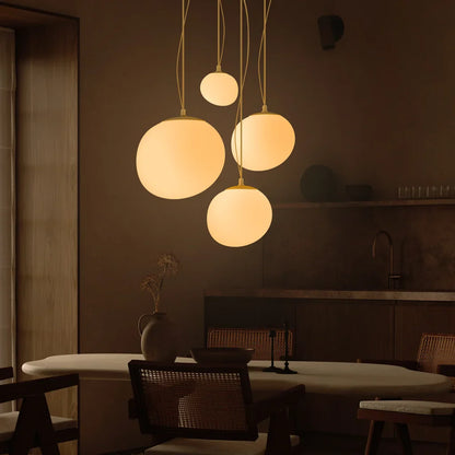 Boden witte kiezel hanglamp