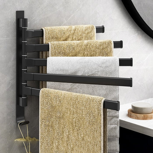 Handdoekhouder Met 5 Armen Voor Badkamer Ruimtebesparend Design