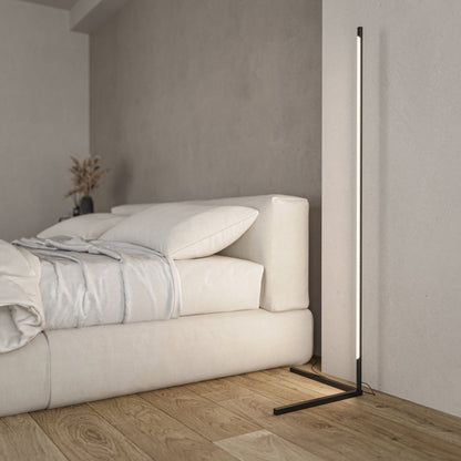 LED-vloerlamp Afstandsbediening Minimalistische Elegante Zwart