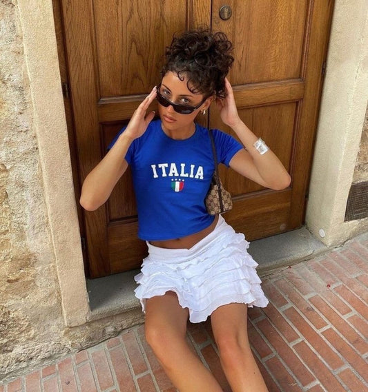 Klassiek Italië Top Mouwloos Voor Casual Outfits Y2K Vibe SEREIN S