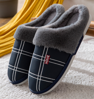 Pantoffels Gentlemen's Feet | Altijd warme voeten in stijl! Blauw