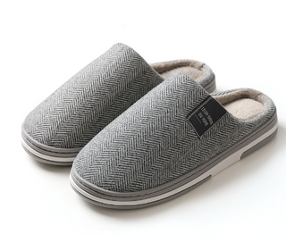 Gentlemen's Pantoffels Feet | Altijd warme voeten in stijl! Lichtgrijs