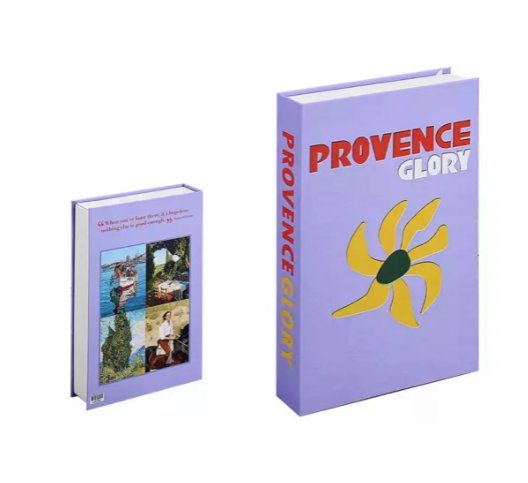 Set van 12 Decoratieve Boeken voor Stijlvolle Interieur – Perfecte Decoratie voor Salontafel en Presentatie Decoratieve Boeken SEREIN Provence Glorie