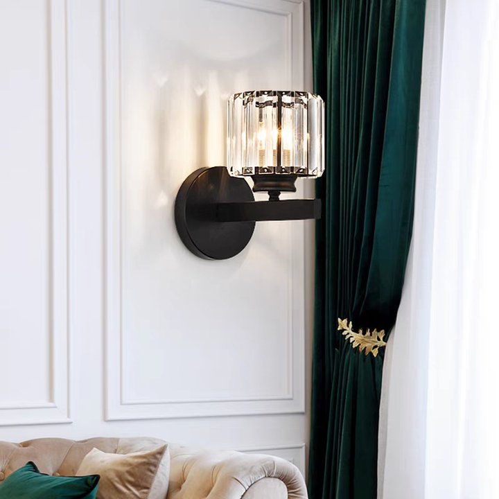 Moderne Kristallen Ronde en Vierkante Wandlampen