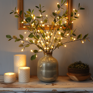 StarryDreams – Sfeervolle Olijftak Verlichting voor Decoratie