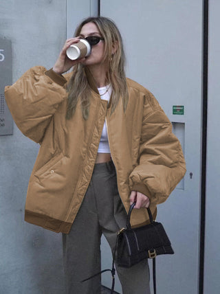 Dames Oversized Bomberjas - Zacht en warm als tussenjas