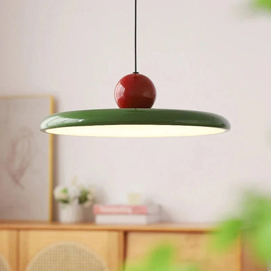 Glazen Lamp in Bauhaus Stijl Voor Moderne Interieurs Groen
