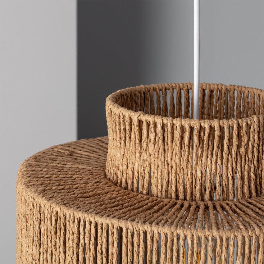 Neka Pendel Van Vlechtmateriaal Voor Stijlvolle Verlichting