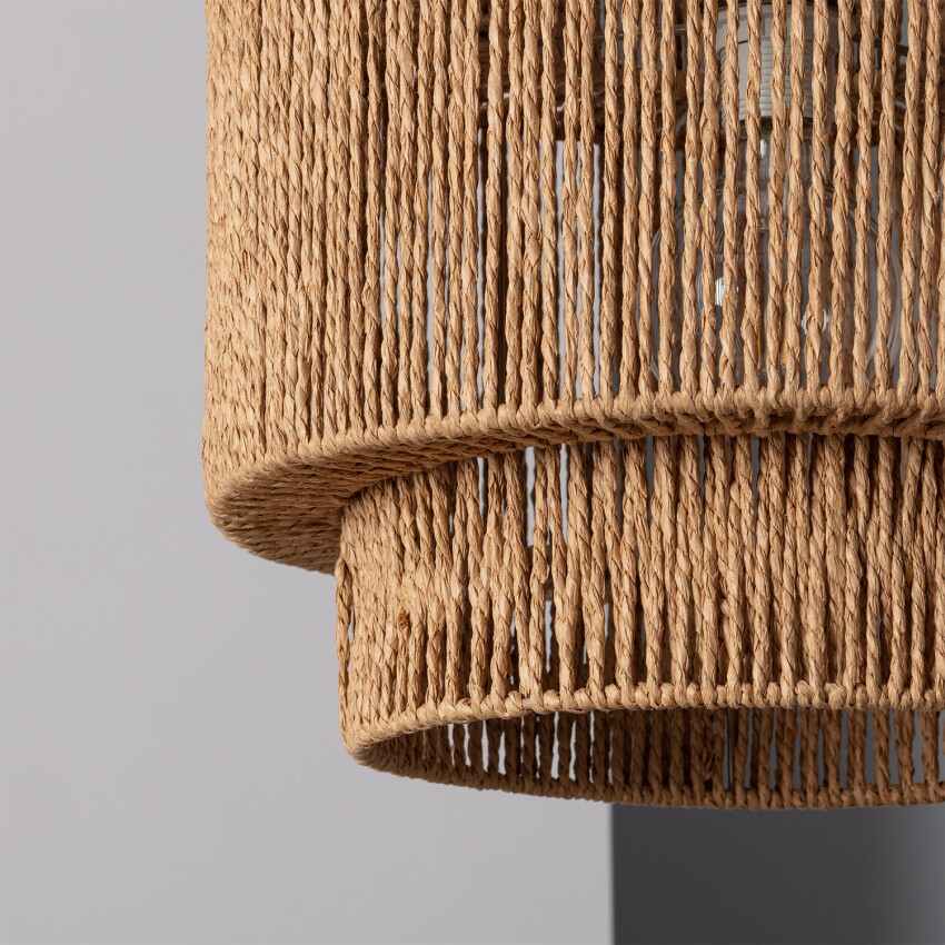 Neka Pendel Van Vlechtmateriaal Voor Stijlvolle Verlichting